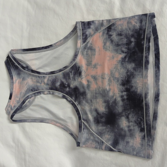 Athleta Shanti Crop Tank Powervita Fabric Tie-Dye Women's Size XS - Picture 3 of 5